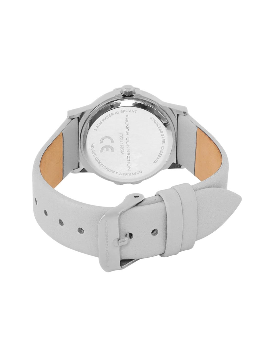 French Connection Green Dial with Gray Strap Womens Analog Watch | FCU1NSM