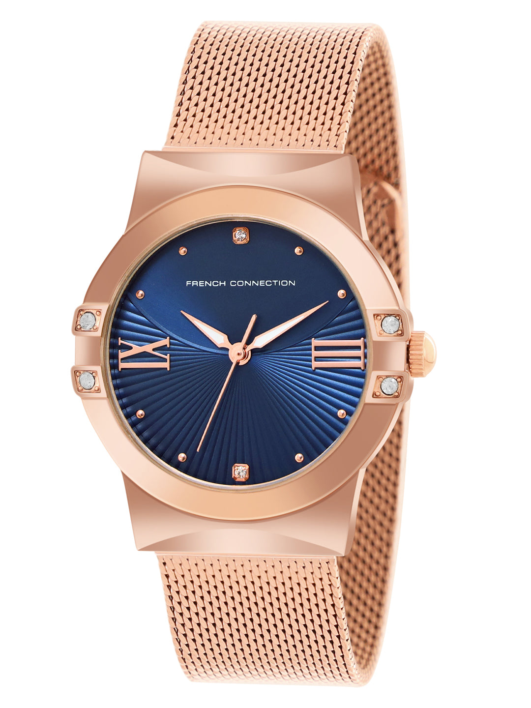 French Connection Blue Dial  Analog Watch for Women's - FCU1RGM