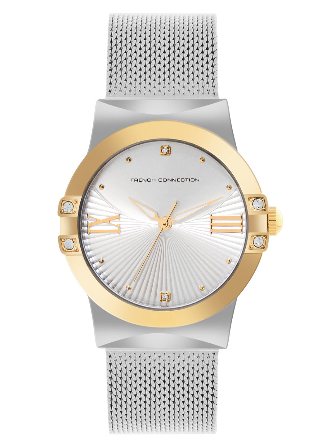 French Connection Silver Dial  Analog Watch for Women's - FCU1SM