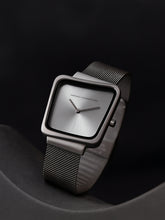 French Connection Sunray Silver Square Dial With Stainless Steel Strap Watch - For Womens FCU6SM