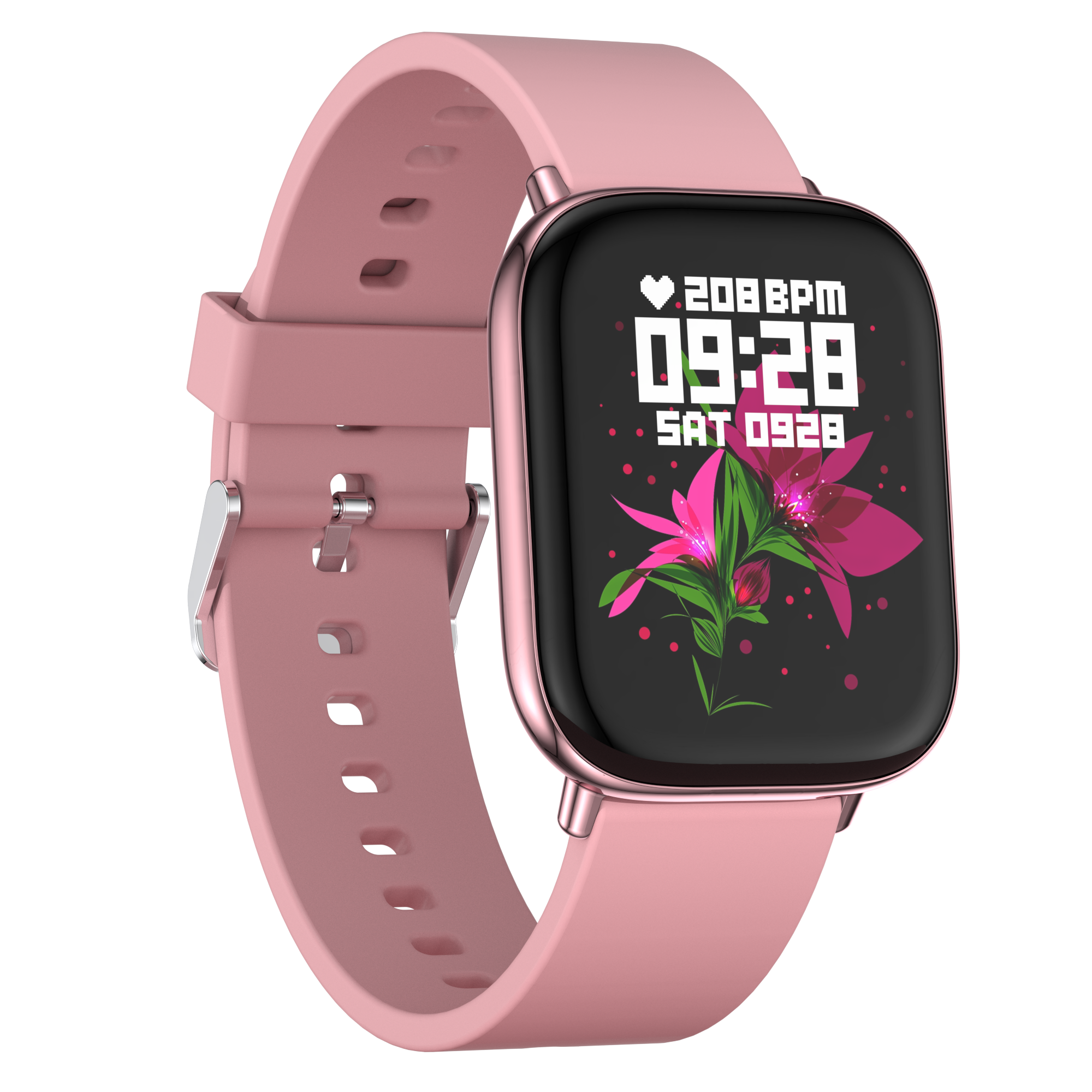 FCUK Fit Pro Full touch Bluetooth Calling Pink Smart watch-FCUK009A