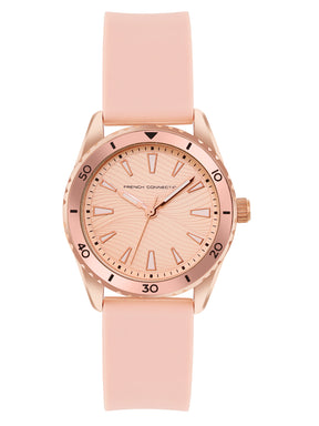 French Connection Rosegold Dial  Analog Giftset for Women's - FCW13PL