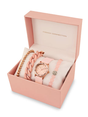 French Connection Pink Dial  Analog Watch for Women's - FCB11PL