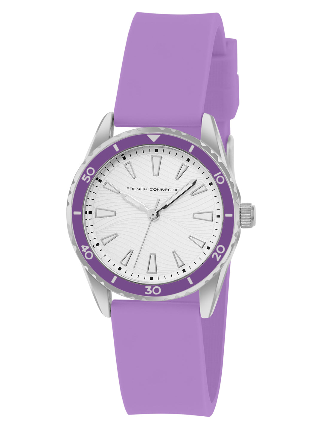 French Connection White Dial  Analog Giftset for Women's - FCW13PRL