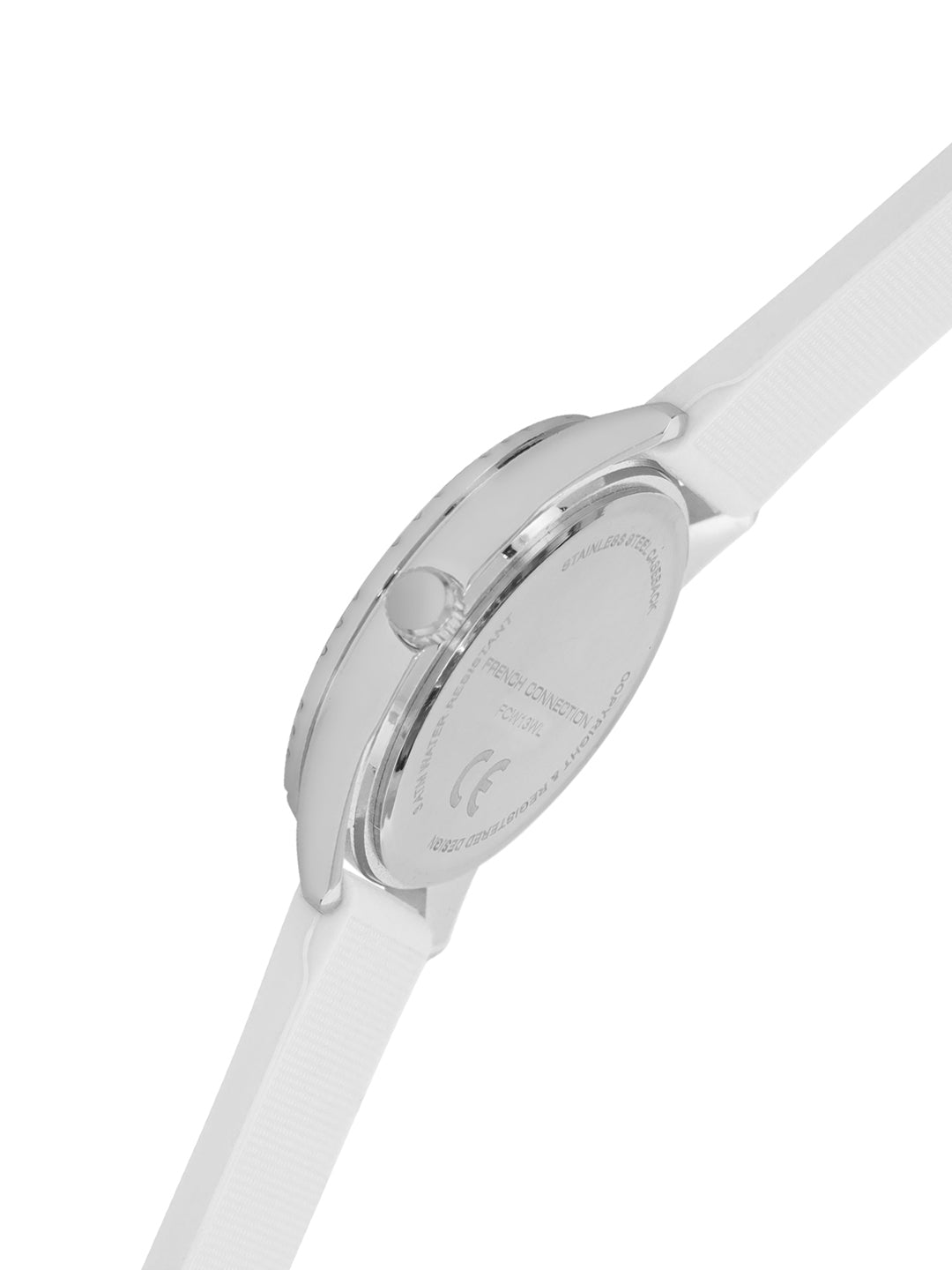 French Connection White Dial  Analog Giftset for Women's - FCW13WL
