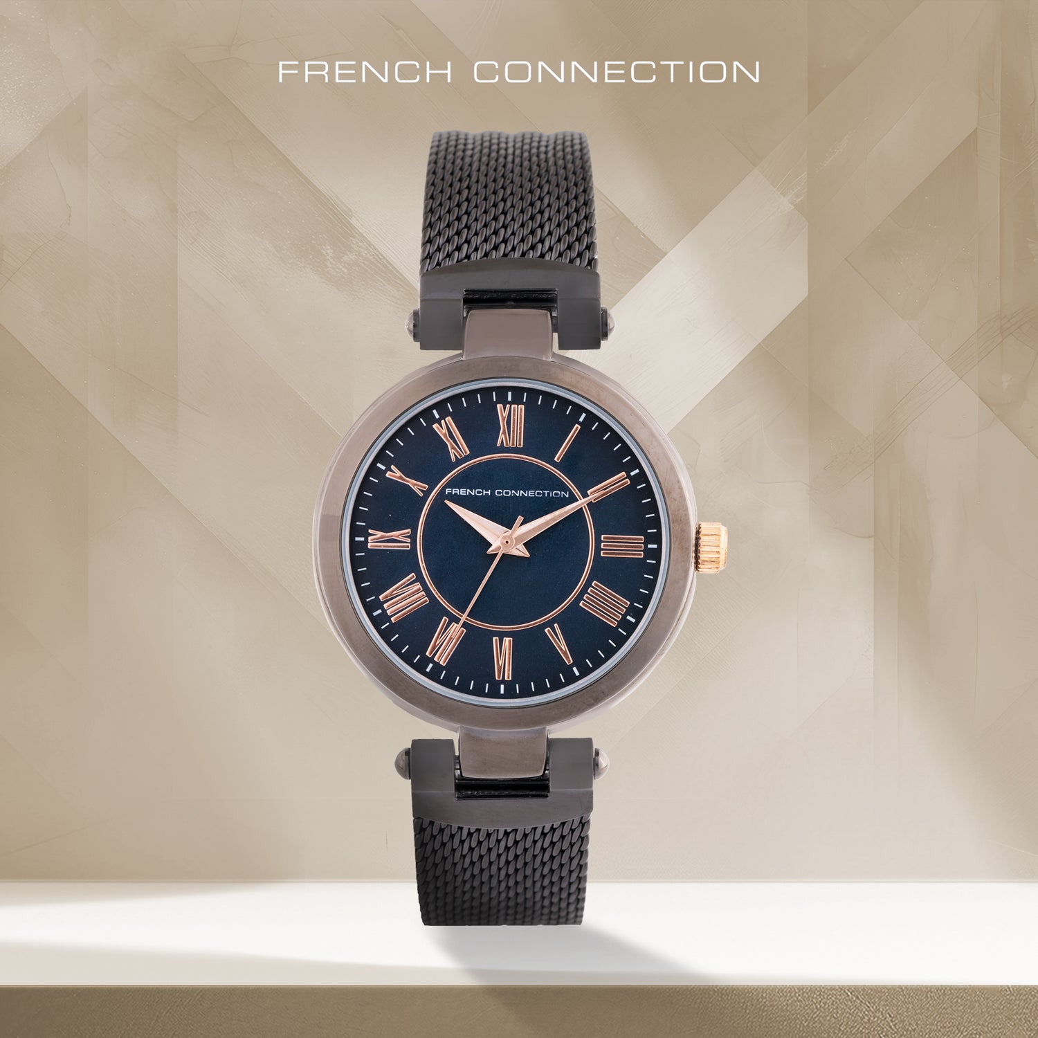 French Connection Analog Black Dial Women's Watch-FCW14BM