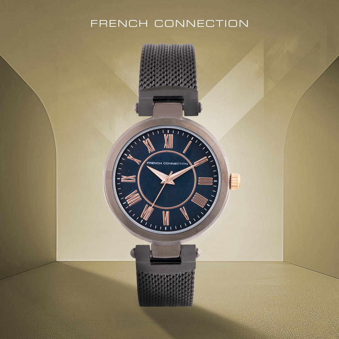 French Connection Analog Black Dial Women's Watch-FCW14BM
