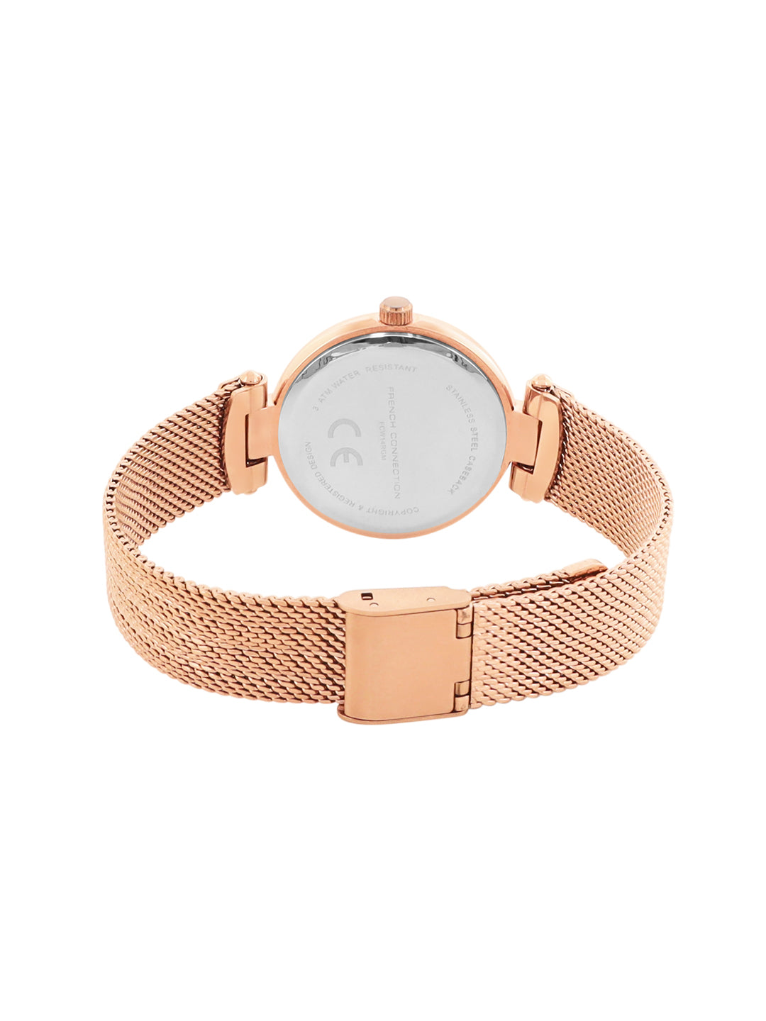 French Connection Analog Silver Dial Women's Watch-FCW14RGM