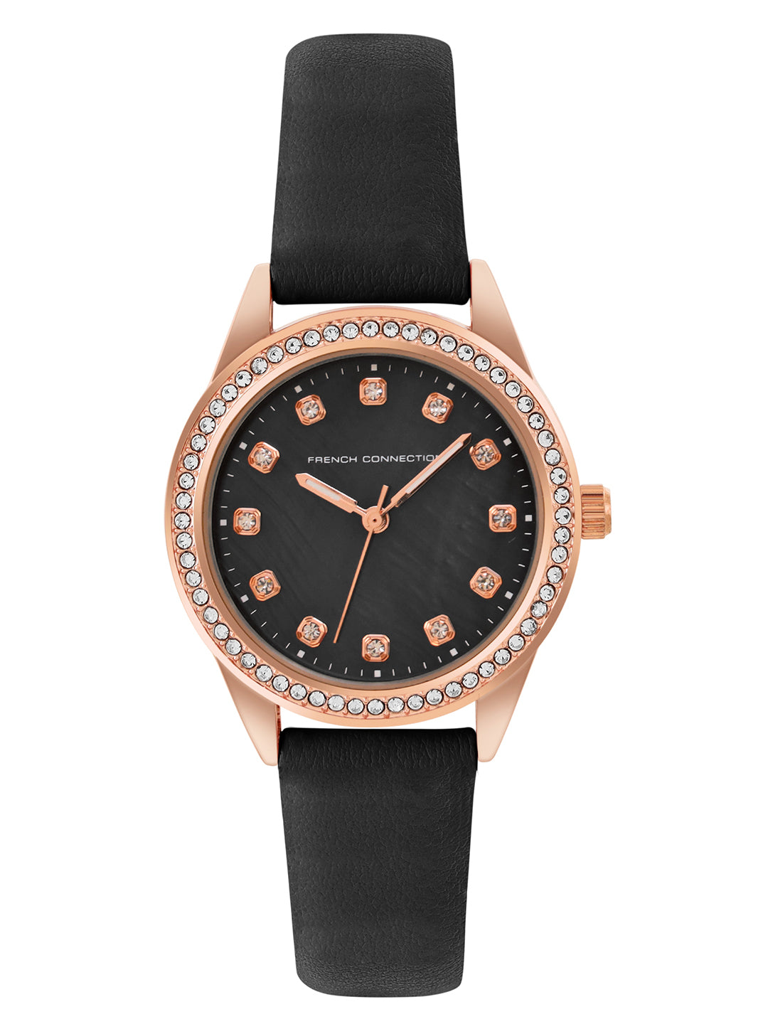 French Connection Black Dial  Analog Giftset for Women's - FCW15BBL