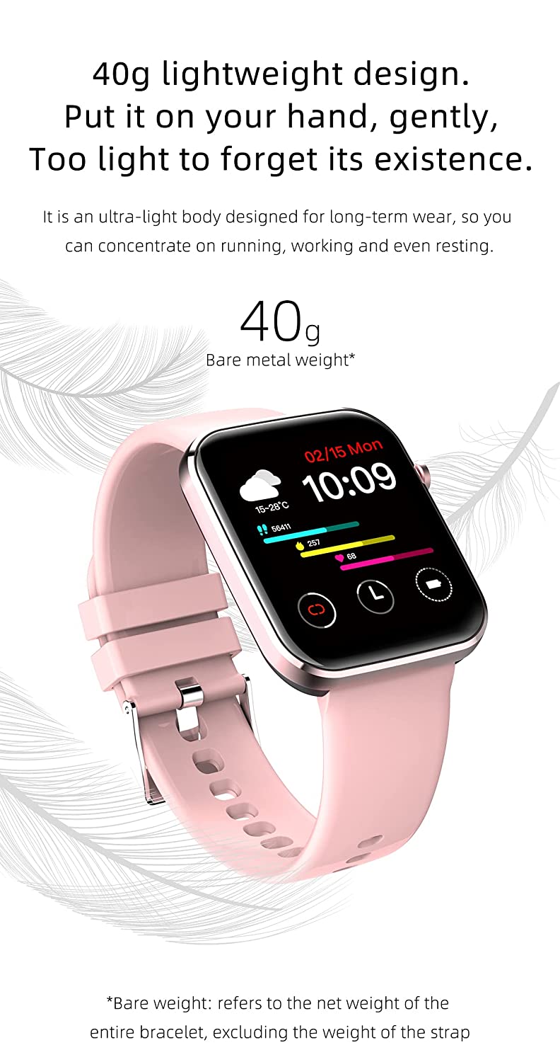 French Connection Pink Unisex Smartwatch -FCZ15.P