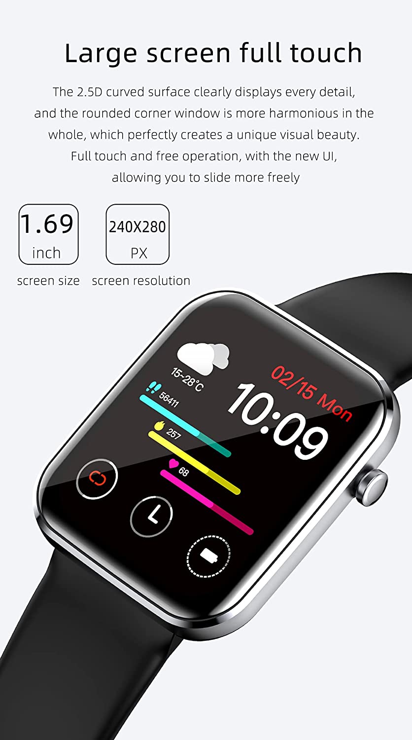French Connection Pink Unisex Smartwatch -FCZ15.P