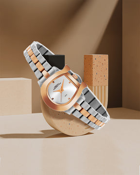 French Connection Silver Dial  Analog Watch for Women's - FCH19SRTM