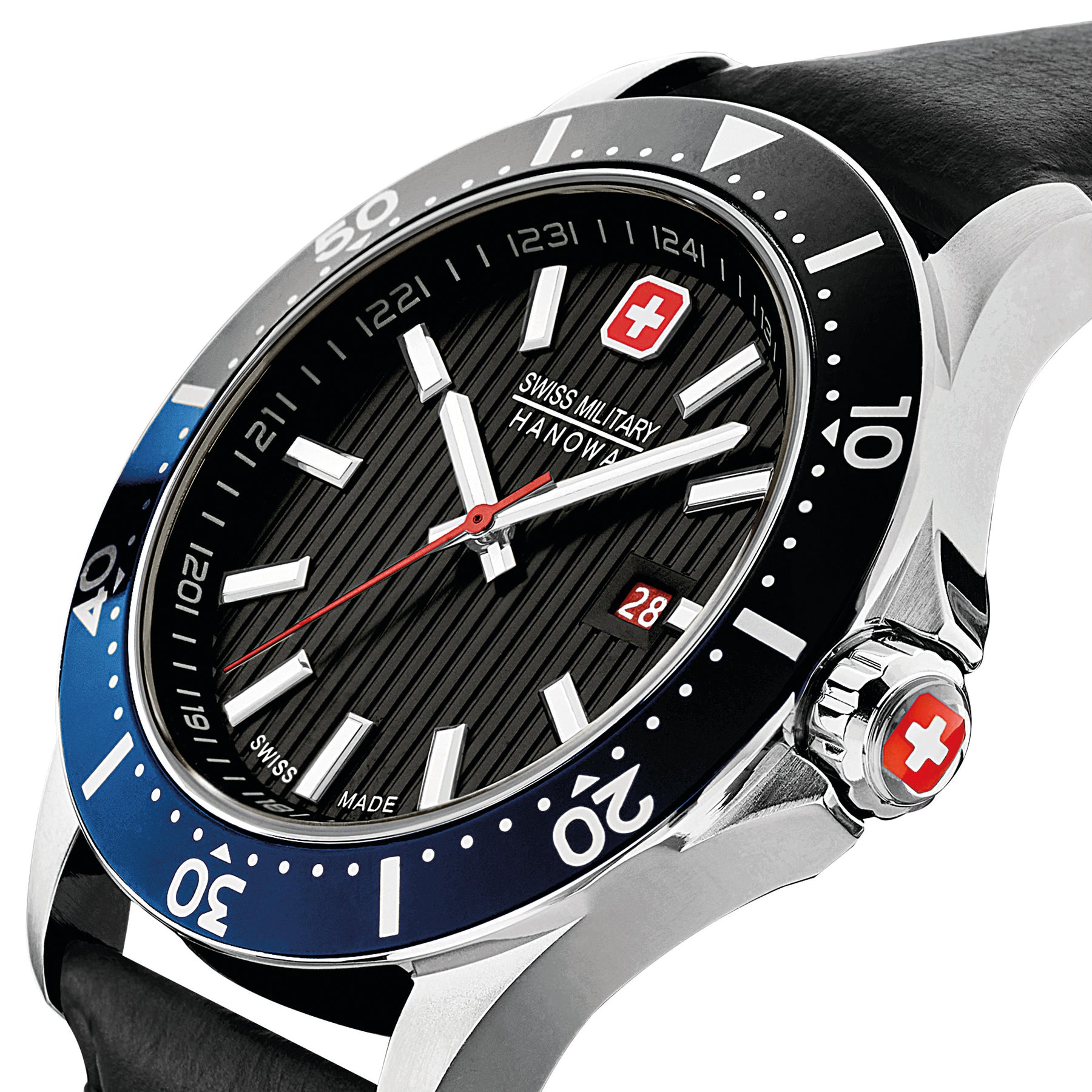 Swiss Military Hanowa Flagship X Black Dial Watch for Men - SMWGB2100606