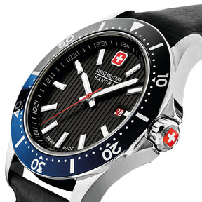 Swiss Military Hanowa Flagship X Black Dial Watch for Men - SMWGB2100606