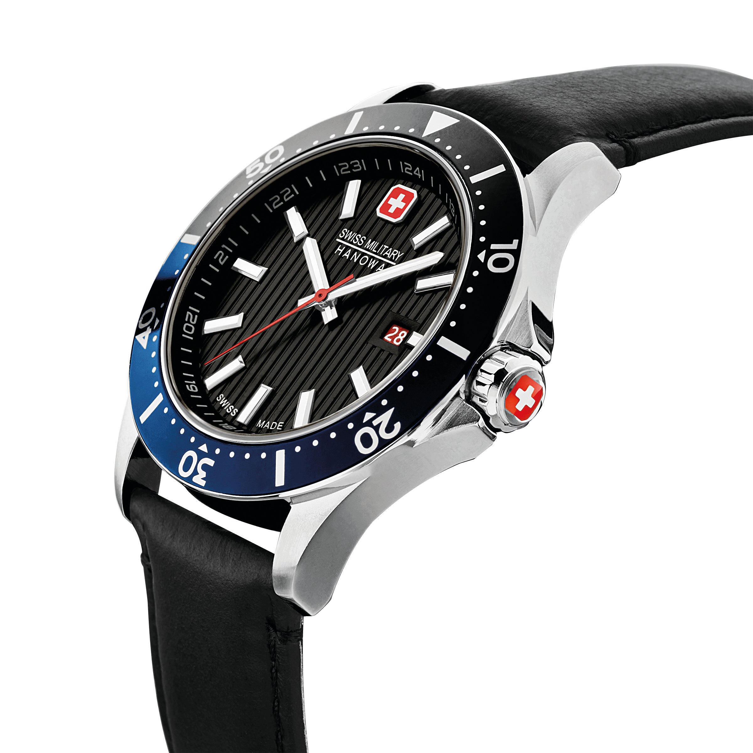 Swiss Military Hanowa Flagship X Black Dial Watch for Men - SMWGB2100606