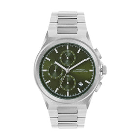 French connection Olive Round Dial Mens Mult Function Watch FCH02SM