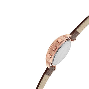 French connection Men Printed Dial & Leather Straps Chronograph Analogue Watch FCF02BRL