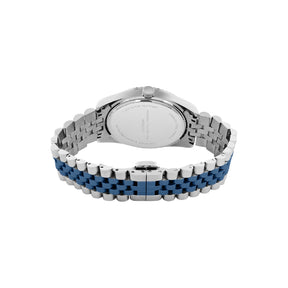 French connection Men Patterned Dial & Stainless Steel Bracelet Style Straps Analogue Watch FCP41USM
