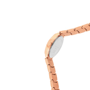 French connection Gift Set Rose Gold Jewellery and Rose Gold Dial Analog Watch - For Women FCB6RGM