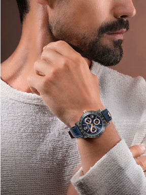 Guy Laroche Alex Multifunction Round Dial Blue SWISS MADE Watch for Men - GLWGA0000117