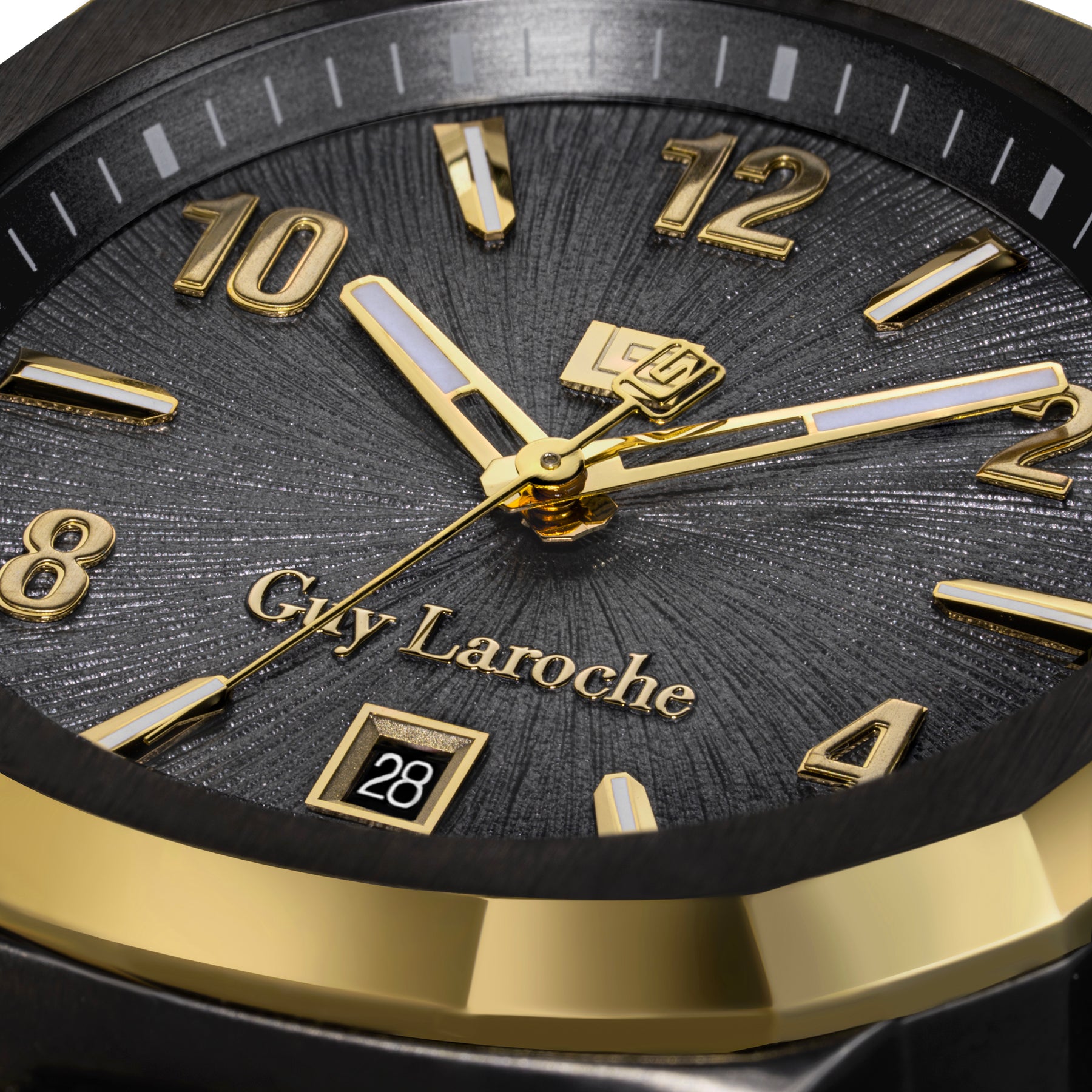 Guy Laroche Charlie 3 Hands Round Dial Grey Watch for Men - GLWGA0000317