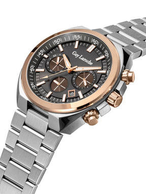 Guy Laroche BAPTISTE Grey Sunray Round Dial | Chronograph Watch For Men's | GLWGG0002302