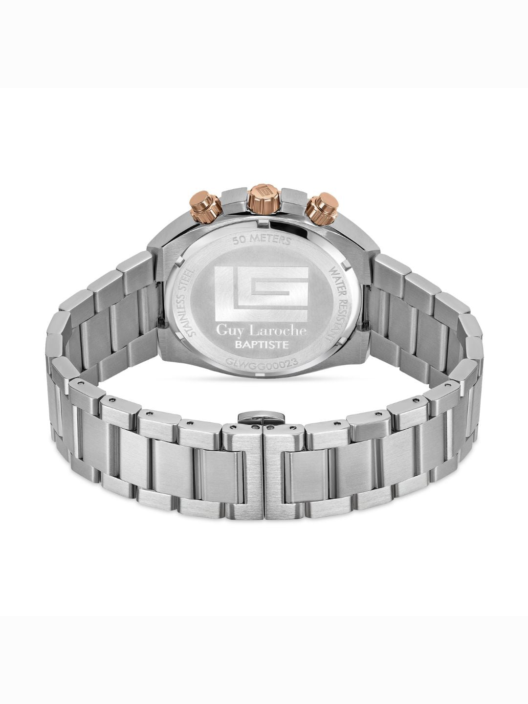 Guy Laroche BAPTISTE Grey Sunray Round Dial | Chronograph Watch For Men's | GLWGG0002302