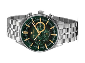 Guy Laroche RICHARD Green Round Dial | Chronograph Watch For Men's | GLWGG0003703