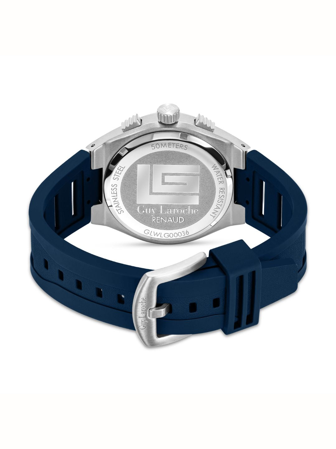 Guy Laroche RENAUD Blue Round Dial | Chronograph Watch For Men's | GLWGM0003605