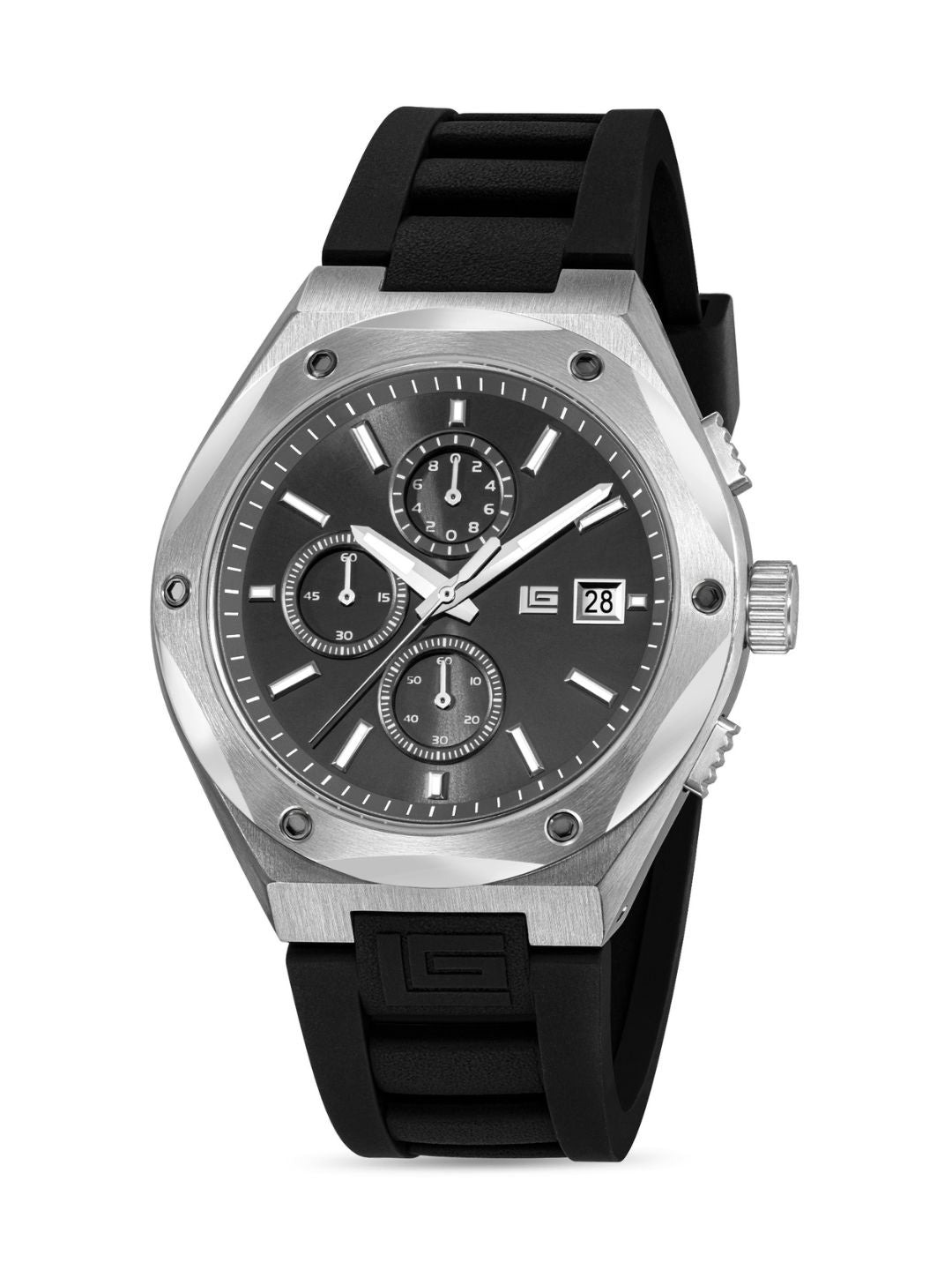 Guy Laroche RENAUD Grey Round Dial | Chronograph Watch For Men's | GLWGM0003607