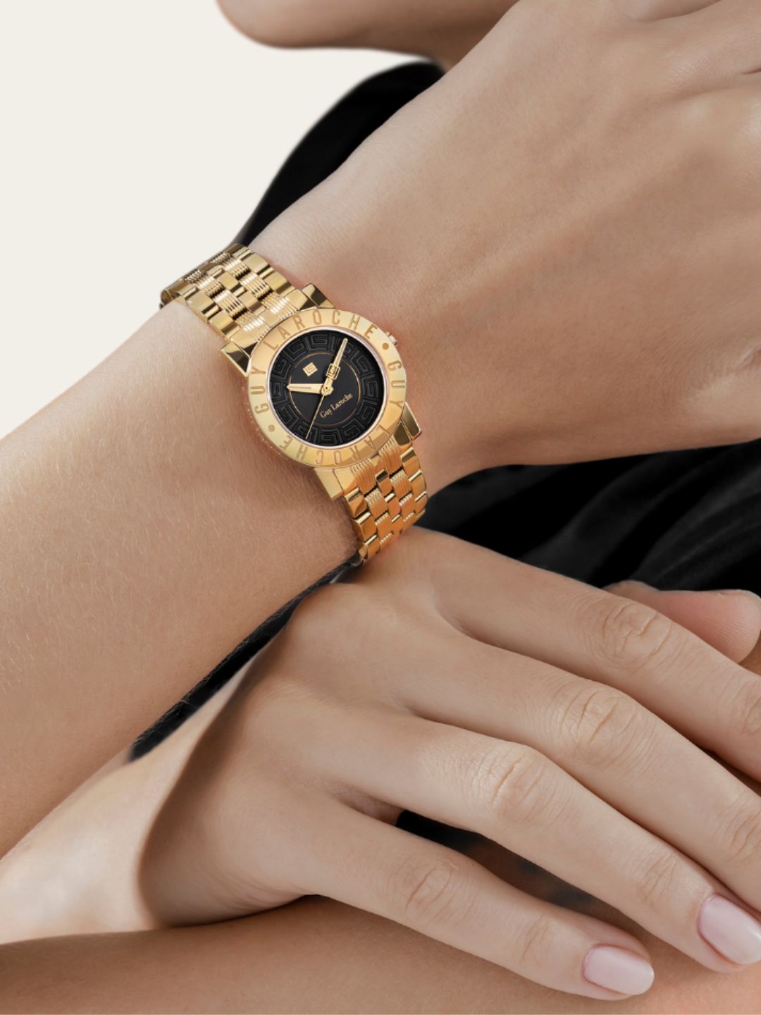 Guy Laroche Alex 3 Hands Blue Round Dial SWISS MADE Watch for Women - GLWLG0000126