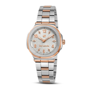 Guy Laroche Charlie 2 Hands Round Dial Silver Watch for Women - GLWLG0000321