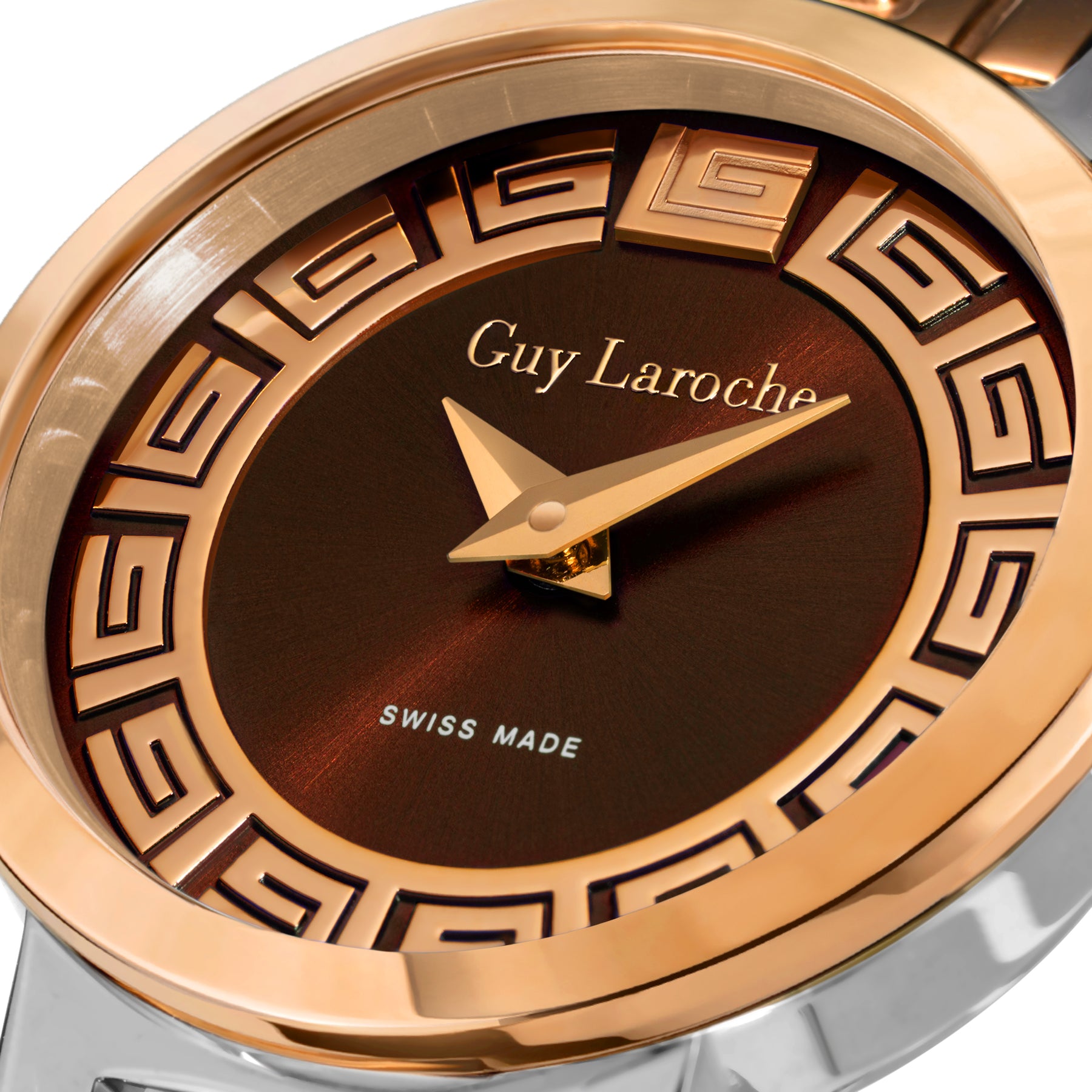 Guy Laroche Ariane 2 Hands Round Dial Brown MOP Watch for Women - GLWLG0001021