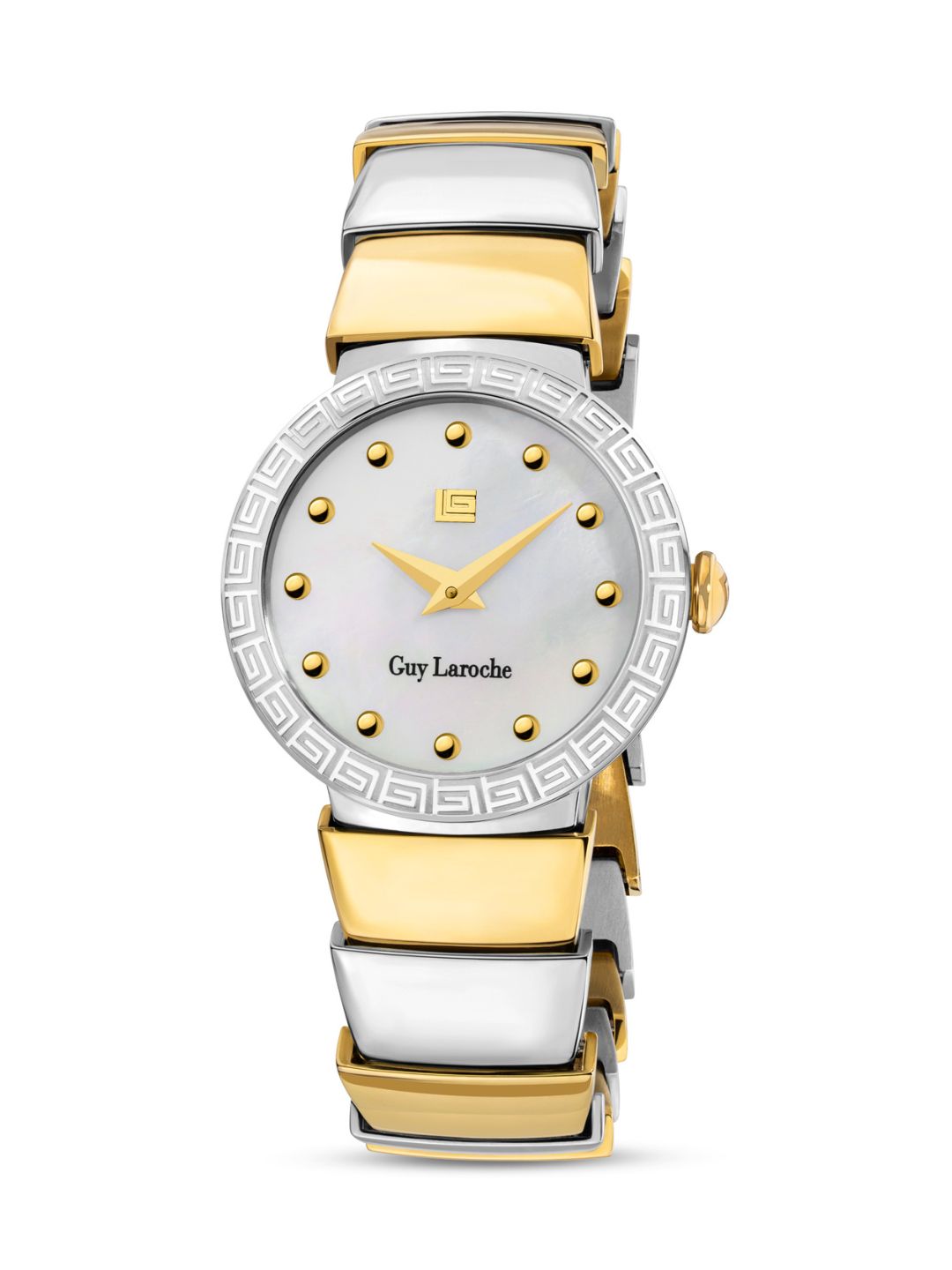 Guy Laroche ANNA White MOP Round Dial | Analog Watch For Women's | GLWLG0001402
