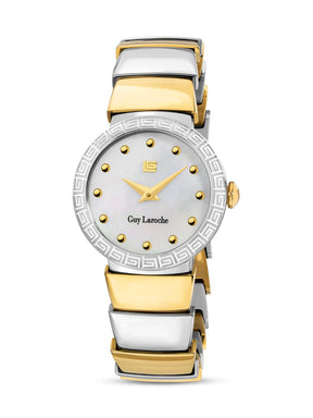 Guy Laroche ANNA White MOP Round Dial | Analog Watch For Women's | GLWLG0001402