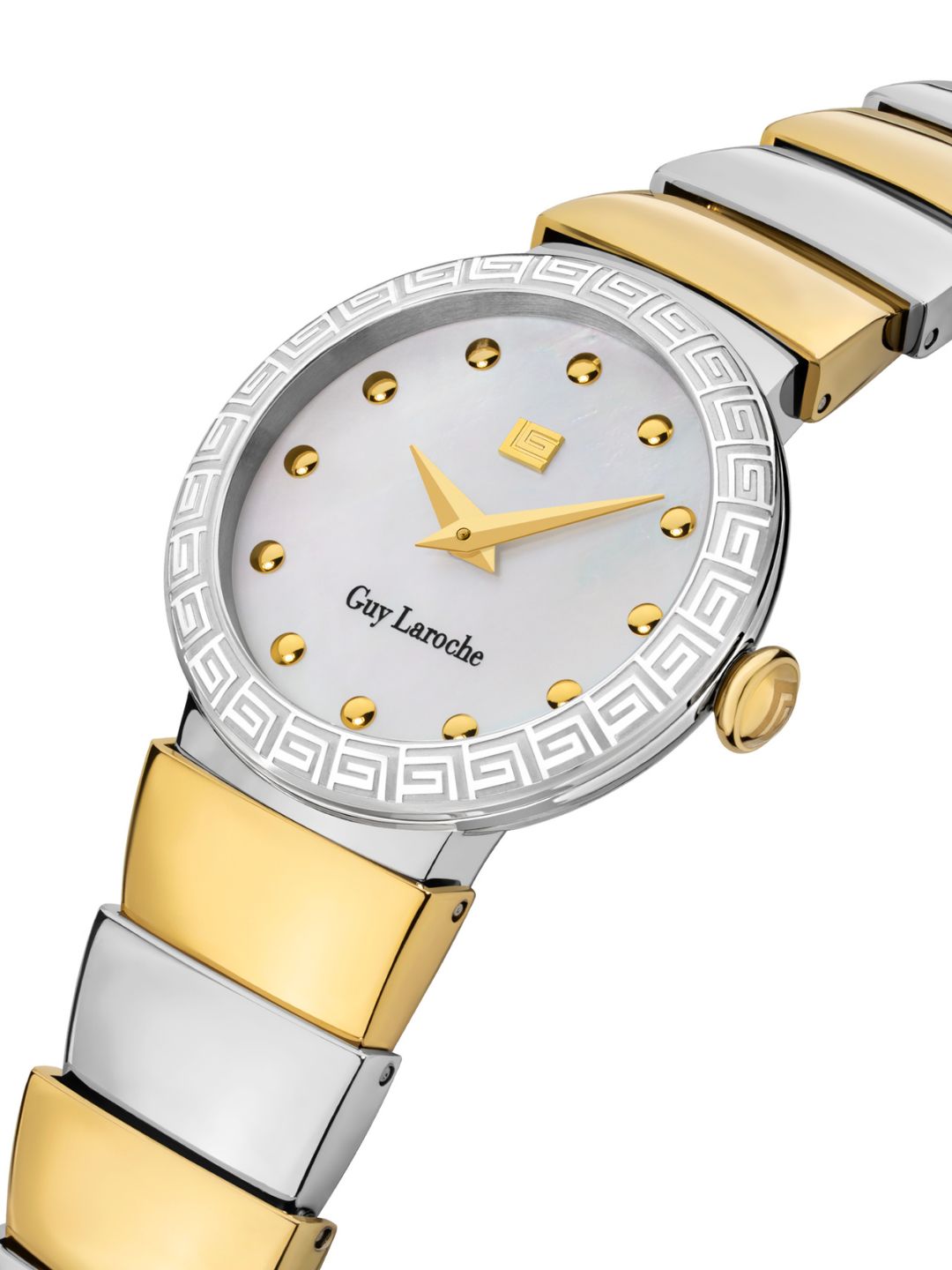 Guy Laroche ANNA White MOP Round Dial | Analog Watch For Women's | GLWLG0001402