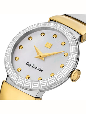 Guy Laroche ANNA White MOP Round Dial | Analog Watch For Women's | GLWLG0001402