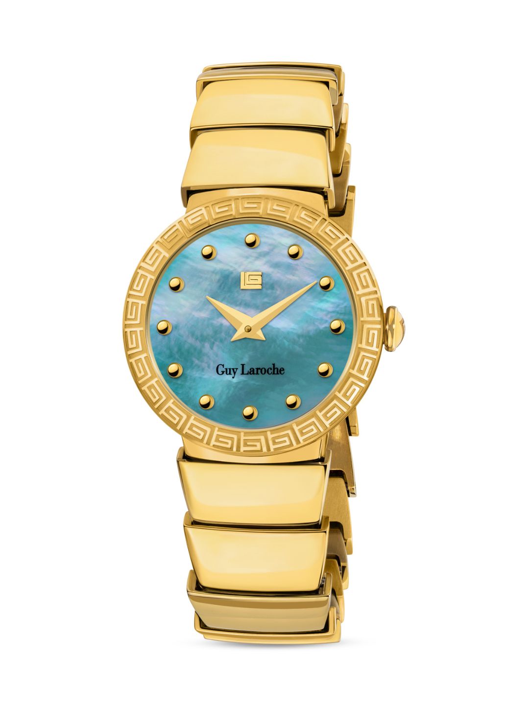 Guy Laroche ANNA Blue MOP Round Dial | Analog Watch For Women's | GLWLG0001404