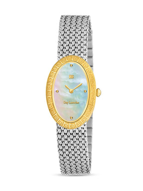 Guy Laroche EMMA White MOP Oval Dial | Analog Watch For Women's | GLWLG0001502