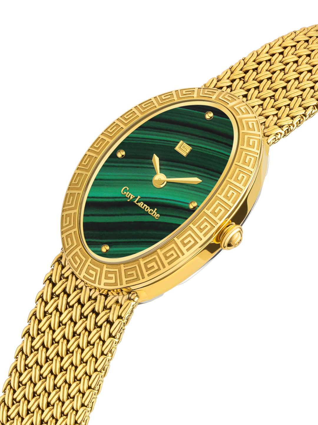 Guy Laroche EMMA Green MOP Oval Dial | Analog Watch For Women's | GLWLG0001504
