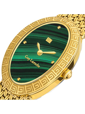 Guy Laroche EMMA Green MOP Oval Dial | Analog Watch For Women's | GLWLG0001504