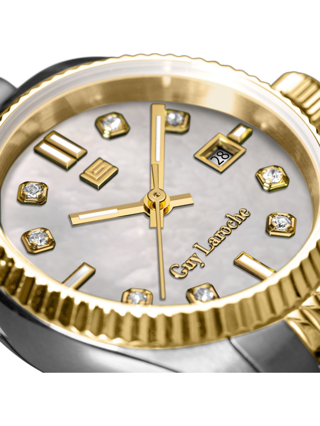 Guy Laroche ROSE White MOP Round Dial | Analog Watch For Women's | GLWLG0001901