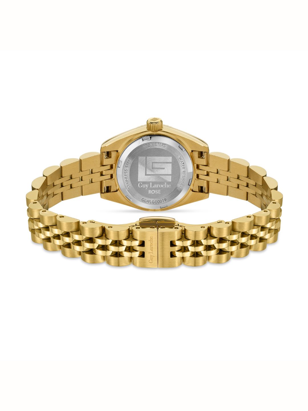 Guy Laroche ROSE Brown MOP Round Dial | Analog Watch For Women's | GLWLG0001902