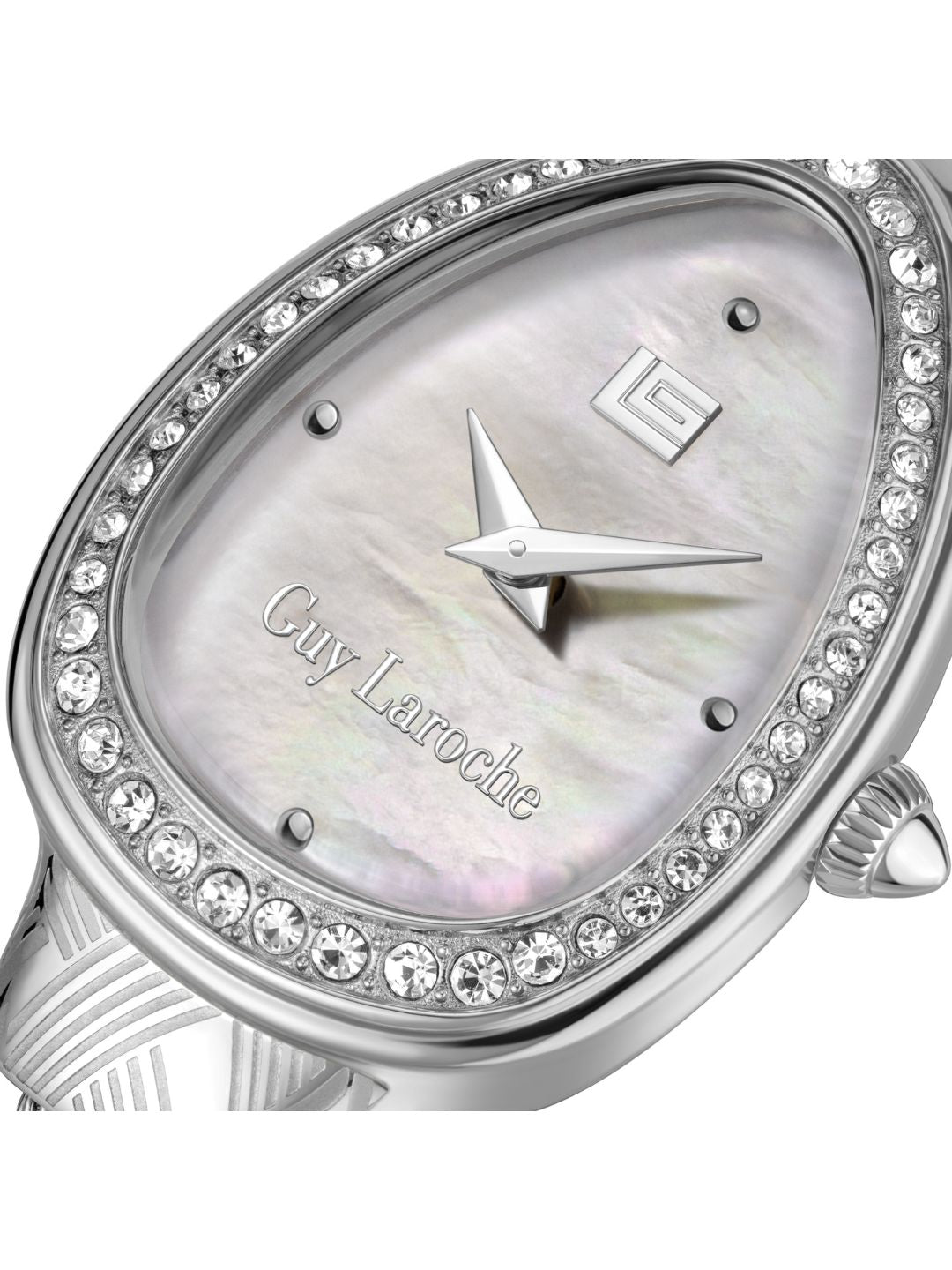Guy Laroche ADELE White MOP Oval Dial | Analog Watch For Women's | GLWLG0002401