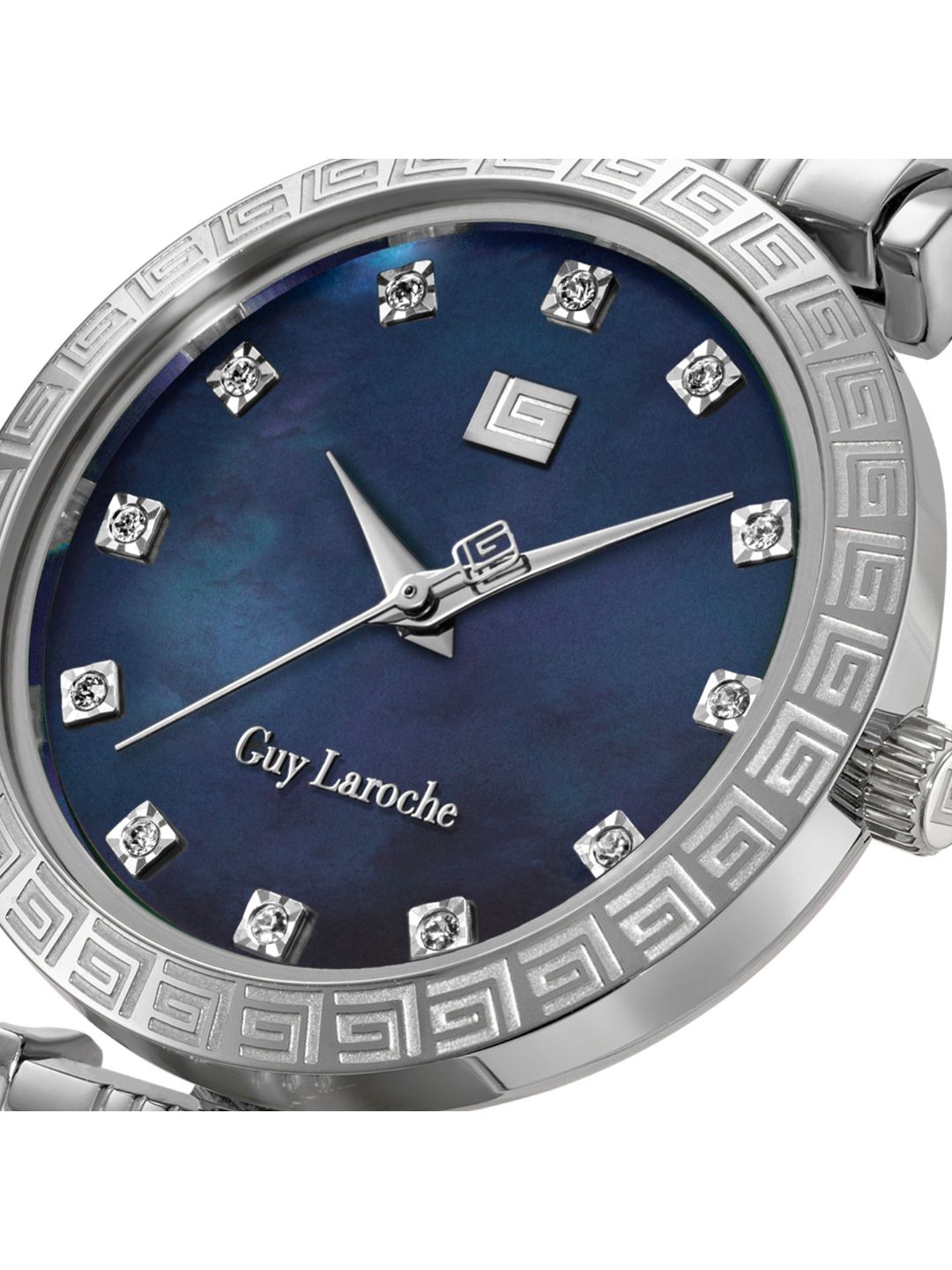 Guy Laroche ELODIE Blue MOP Round Dial | Analog Watch For Women's | GLWLG0002701