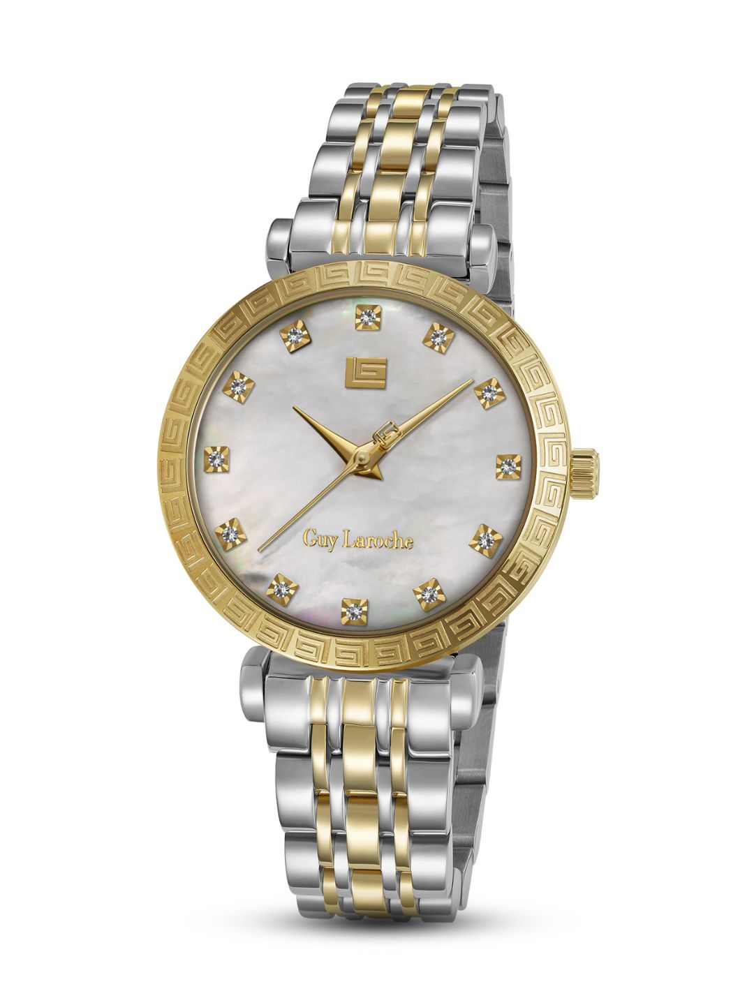 Guy Laroche ELODIE White MOP Round Dial | Analog Watch For Women's | GLWLG0002703