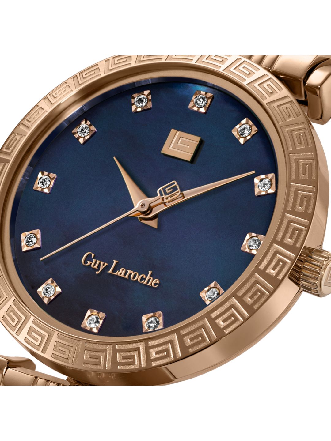 Guy Laroche ELODIE Blue MOP Round Dial | Analog Watch For Women's | GLWLG0002704