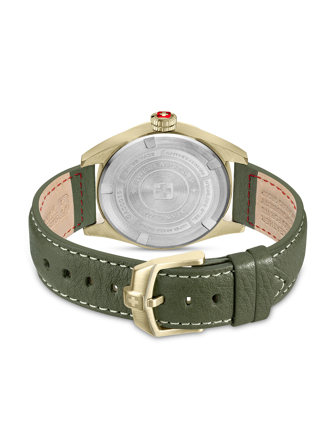 Swiss Military Hanowa SMWGA0001550 AIRMAN FIRST CLASS - Swiss Made Round Olive watch for men