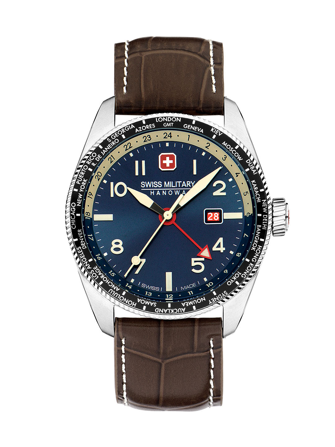 Swiss Military Hanowa SMWGB0000506 - Hawk Eye Swiss Made Blue Watch For Men