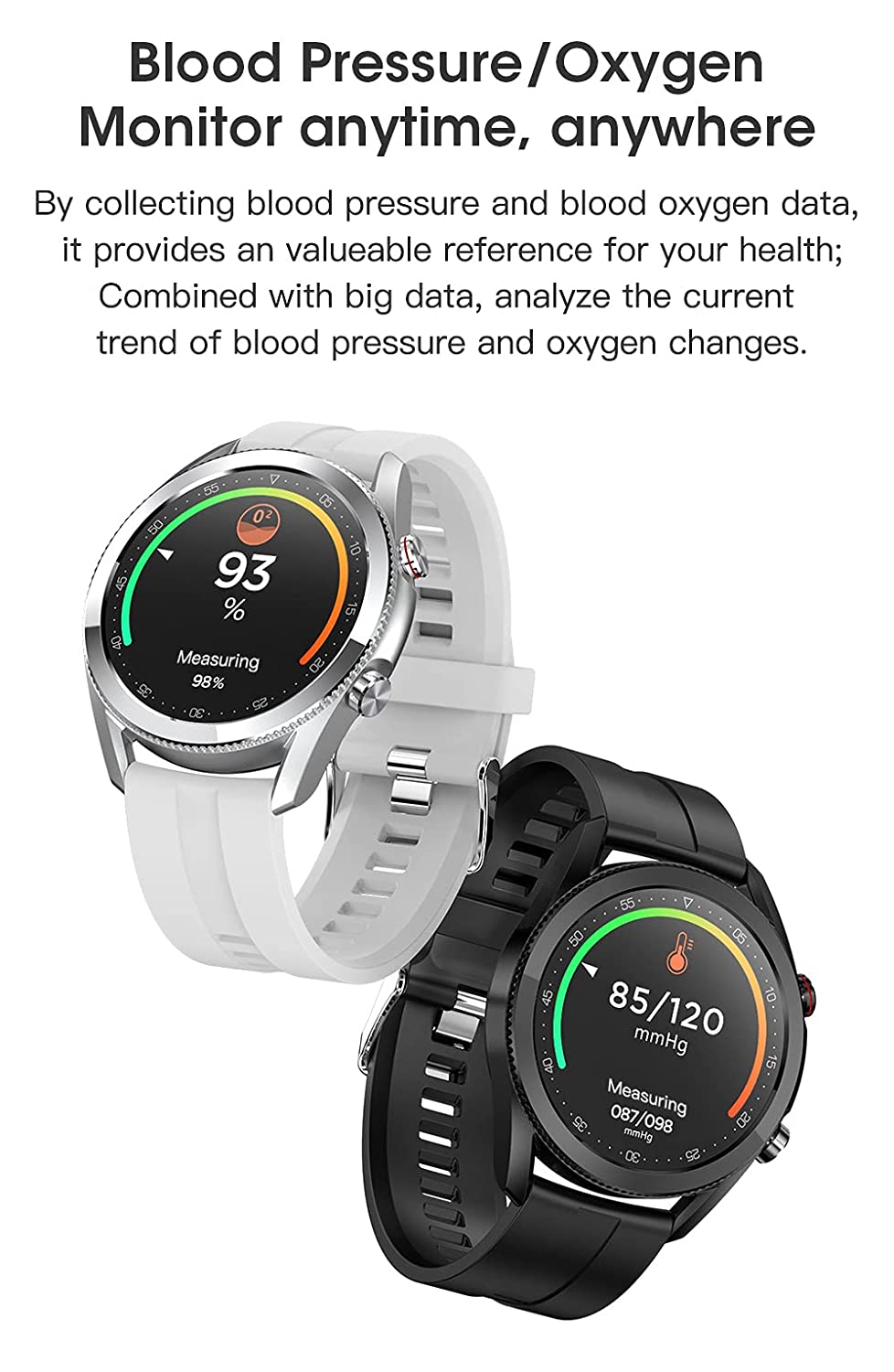 French Connection Grey Silicone Unisex Smartwatch- L19-D